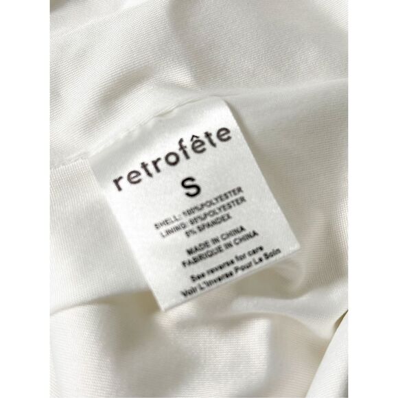 NWT Retrofete Violet asymmetric lace-up sequined stretch-tulle gown Size Small - Picture 13 of 14